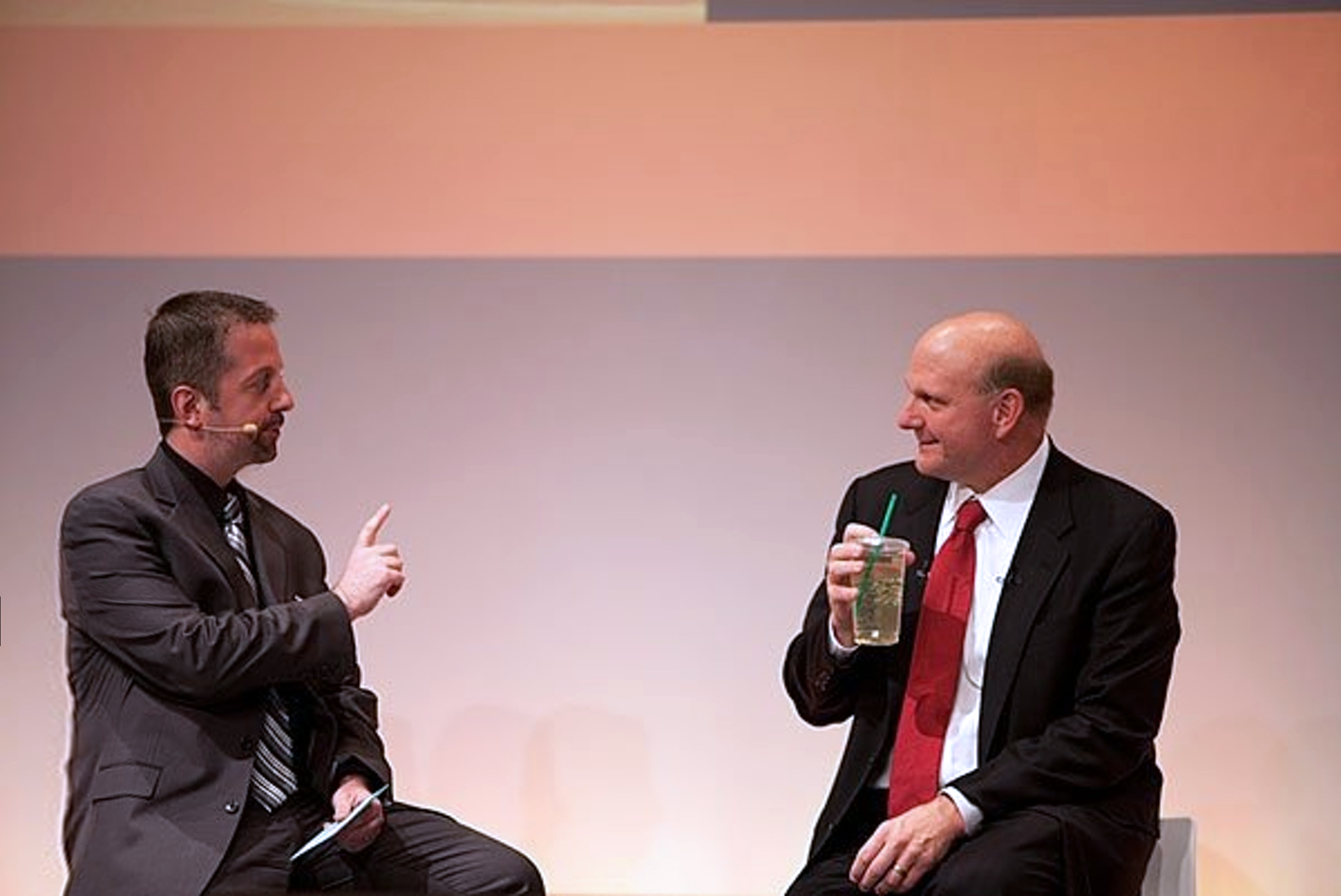 Microsoft Partner Summit, Cologne — on stage with Steve Ballmer